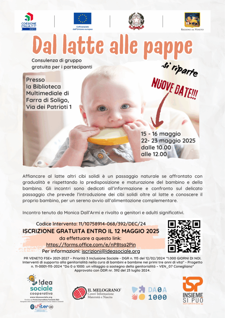 Dal latte alle pappe - Maggio 2025 - Farra di Soligo (TV)