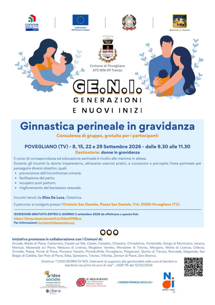 Ginnastica perineale in gravidanza - Povegliano - Settembre 2026